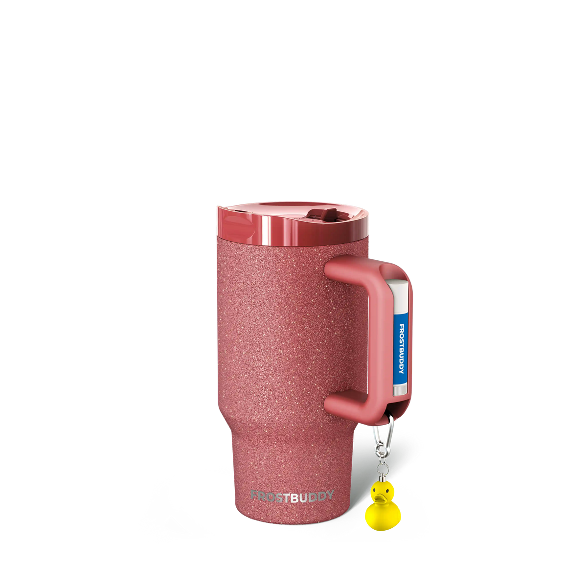 Thicc Buddy 16oz | Burgundy Glitz
