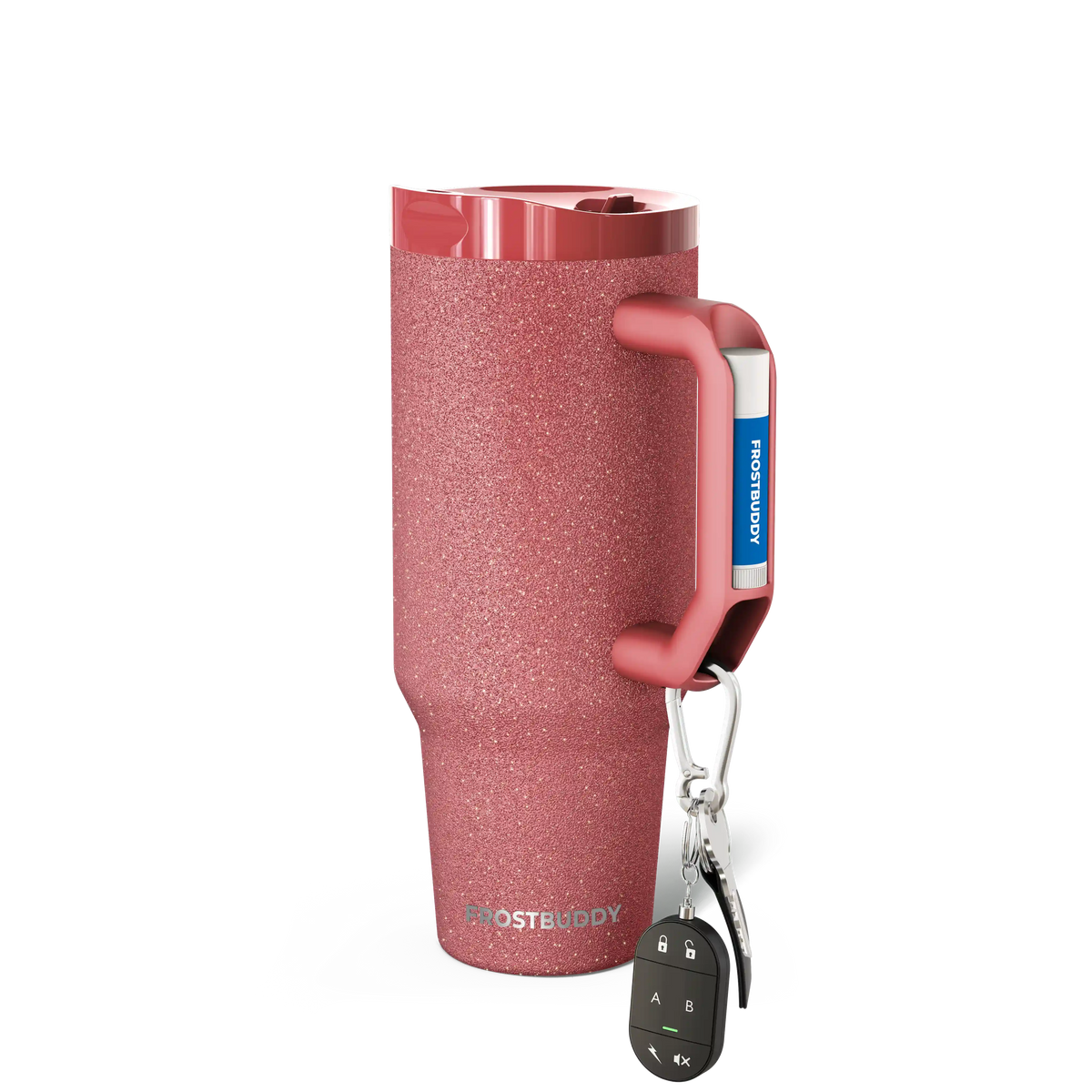 Thicc Buddy 40oz | Burgundy Glitz
