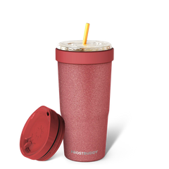 To-Go Buddy | Burgundy Glitz